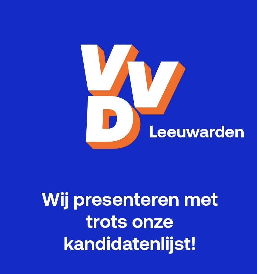 VVD Leeuwarden presenteert kandidatenlijst voor gemeenteraadsverkiezingen 2026